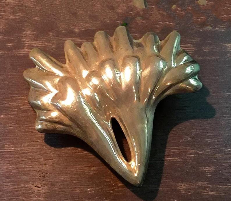 Organic 3D Abstract Sterling Silver Brooch, Biomorphic, Mexican, Puffy, Artisan, Vintage