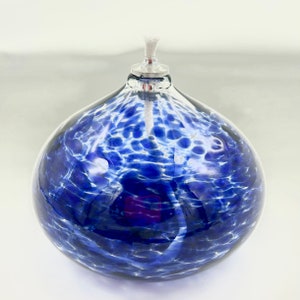 Glass Blown Oil Lamp