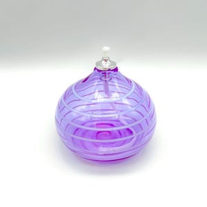 Glass Blown Oil Lamp