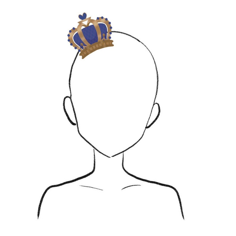 Vtuber Gold Royal Crown Assets 12 Colors - Etsy