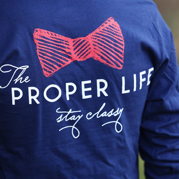 Small The Proper LIfe T-Shirt by Proper Kid Problems - SIZE Small with FREE Shipping and a FREE Koozie