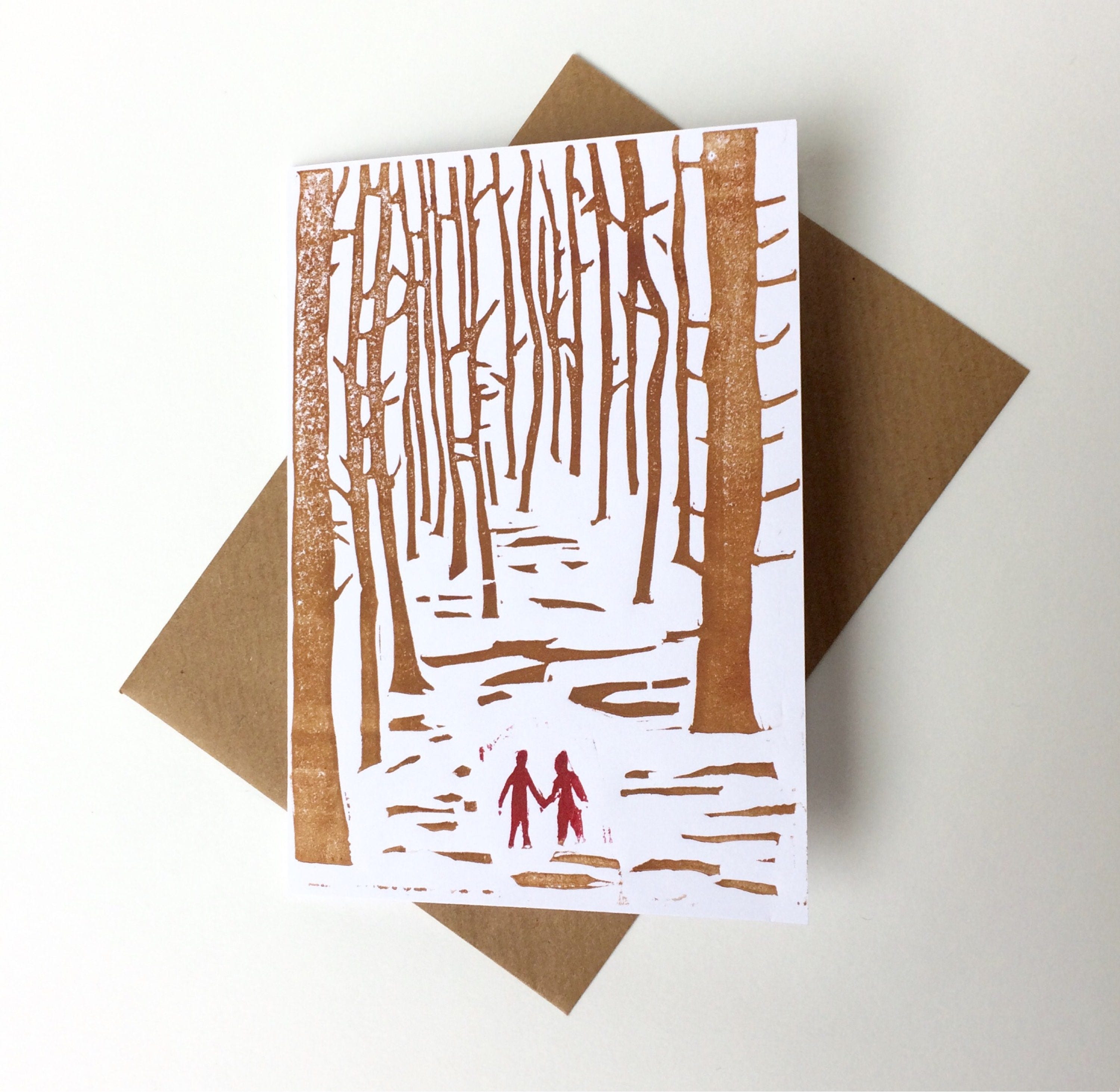 Same sex wedding card gender neutral wedding card Couple | Etsy
