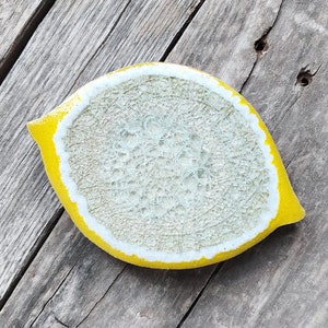 Handmade Geode Lemon Coaster