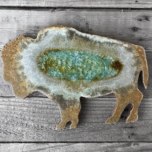 Ceramic Buffalo Trivet