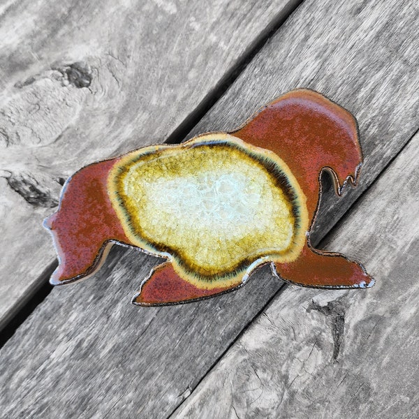 Walrus Coaster: Ceramic Drink Coaster, Walrus Coaster, Ocean Decor, Geode Coaster, Sea Life Coaster, Marine Mammal, Walrus