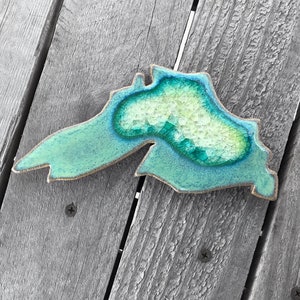 Ceramic Lake Superior Coaster