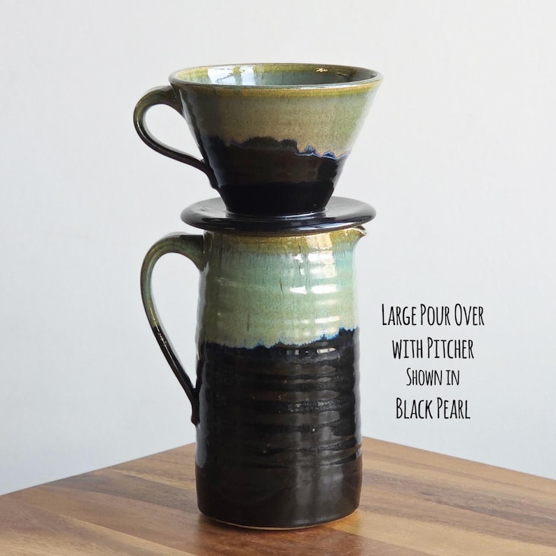 Coffee Pour Over Set - Handmade Ceramic image 11