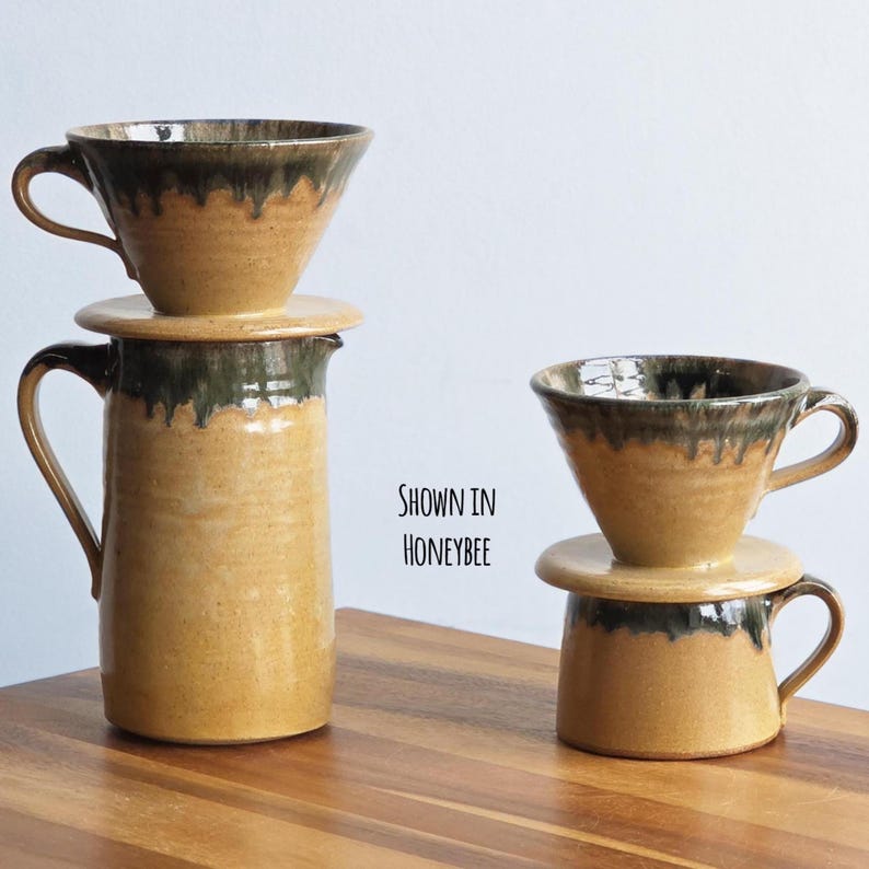 Coffee Pour Over Set - Handmade Ceramic image 18