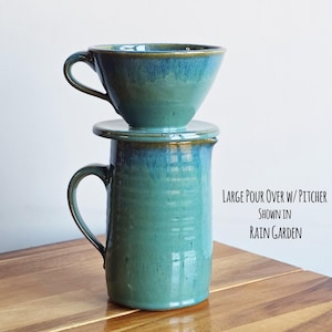 Coffee Pour Over Set - Handmade Ceramic image 9