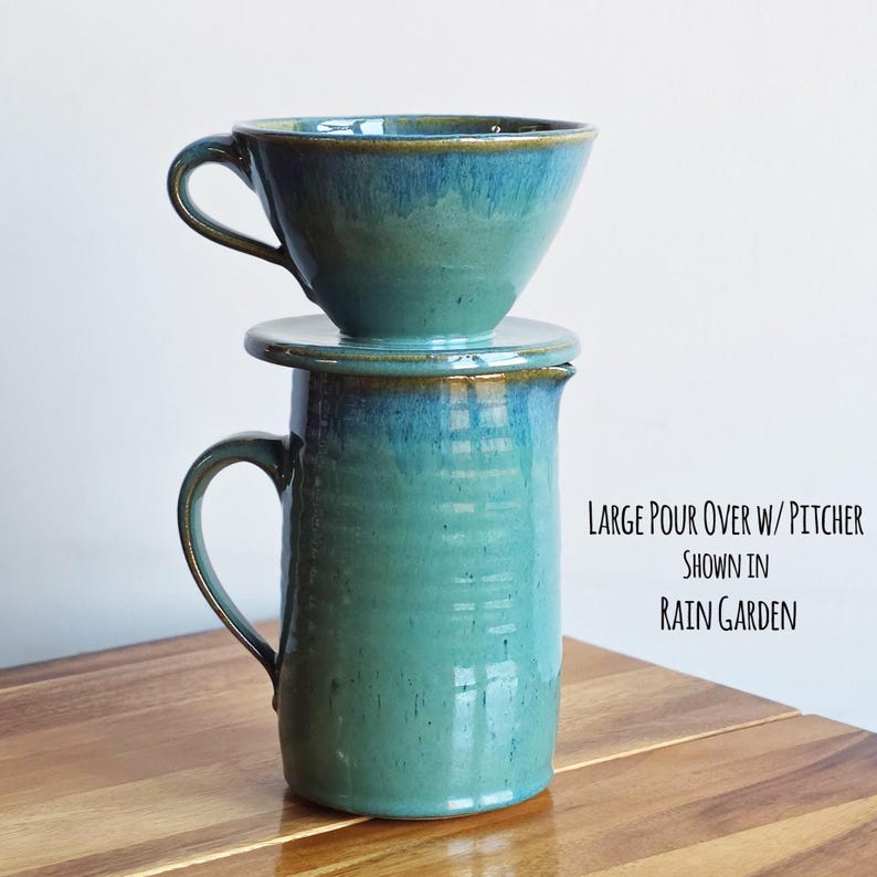 Coffee Pour Over Set - Handmade Ceramic image 9