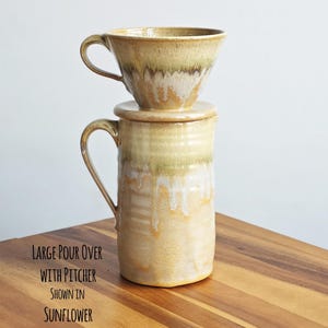 Coffee Pour Over Set - Handmade Ceramic image 6