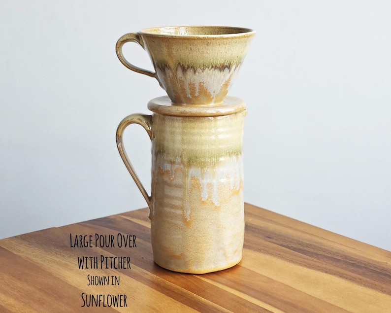 Coffee Pour Over Set - Handmade Ceramic image 6