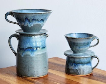 Coffee Pour Over Set - Handmade Ceramic