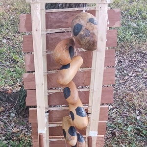 West African-style gourd-resonated xylophone gyil: large image 3