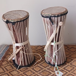 West African hourglass drum tama image 3