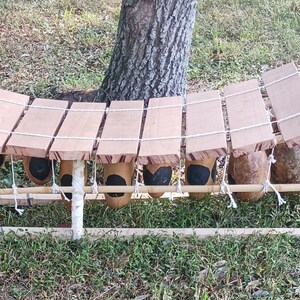 West African-style gourd-resonated xylophone gyil: large image 2