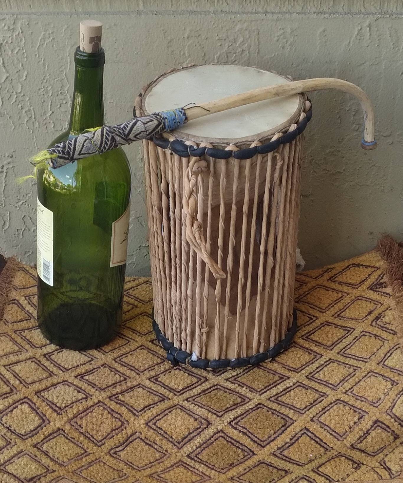 West African hourglass drum (gangan)  FREE DOMESTIC SHIPPING