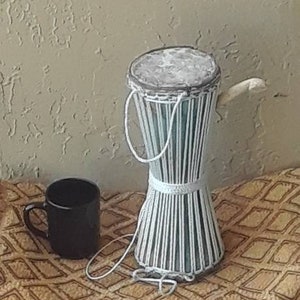 West African hourglass drum tama image 1