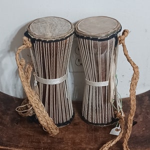 West African hourglass drum tama image 4