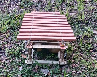 West African-style gourd-resonated xylophone (bala/balan/balani)