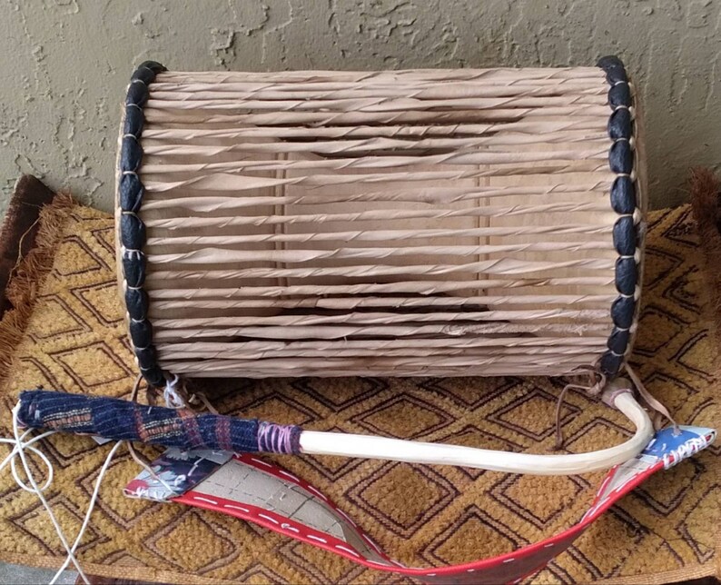 West African Talking Drum yoruba Gangan FREE DOMESTIC Etsy