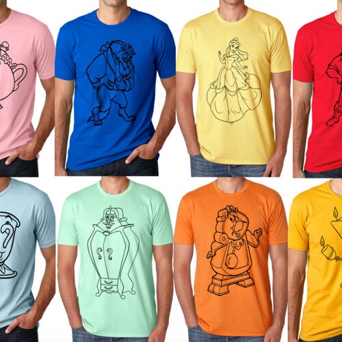 Beauty and the Beast Group Shirts Beauty and the Beast Family - Etsy