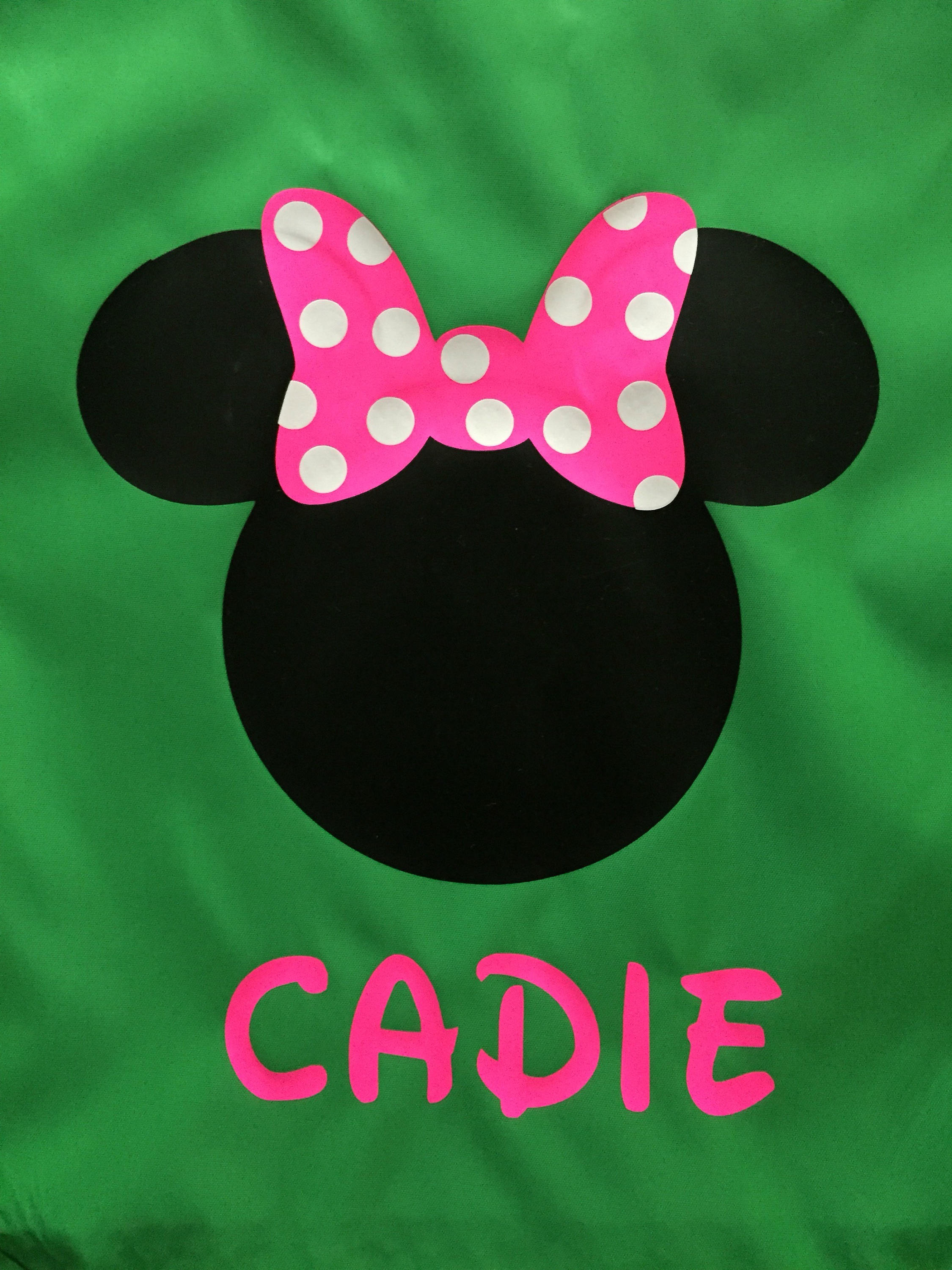 minnie mouse drawstring backpack