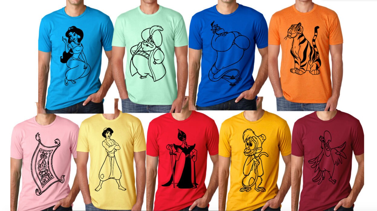 Adult Youth Toddler Aladdin Disney Shirts Aladdin Group Etsy Adult Youth Toddler Aladdin Disney Shirts Aladdin Group Etsy