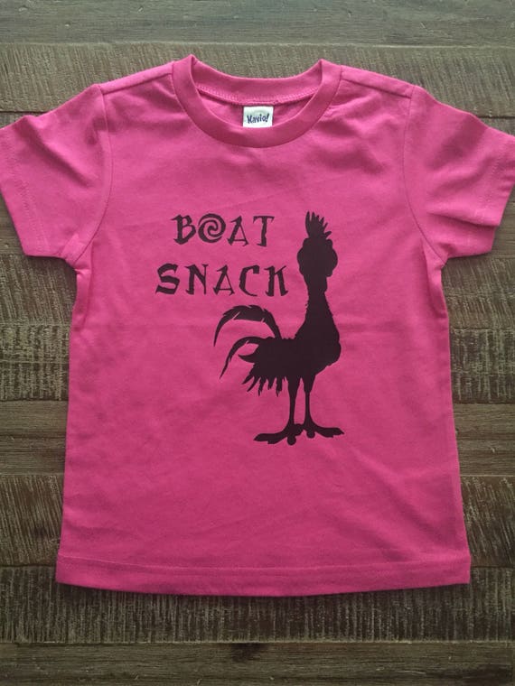 Hei Moana Boat Snack Shirt | Etsy Denmark