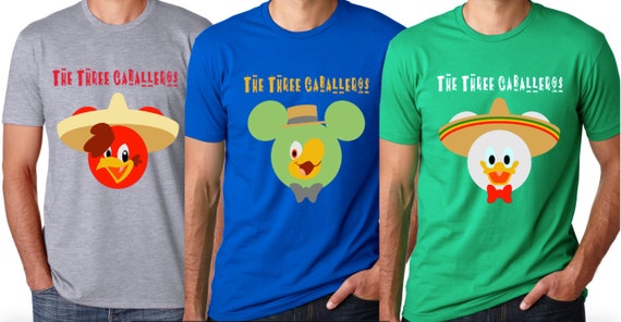 three caballeros t shirt