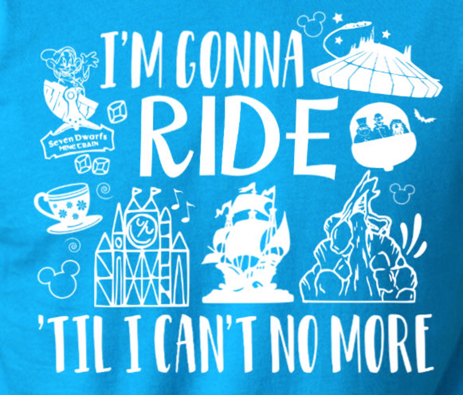 Ride Till We Can't No More Tee Peri