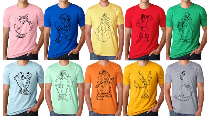 Adult/youth/toddler-beauty and the Beast Disney Shirts/ Beauty - Etsy