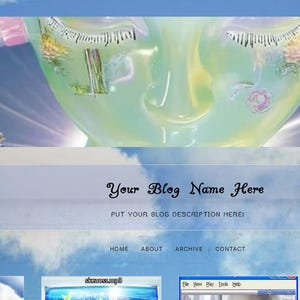 Szablon bloga witryny Y2K HTML CSS Neocities Cybercore Dreamcore Backrooms Pixel Weirdcore