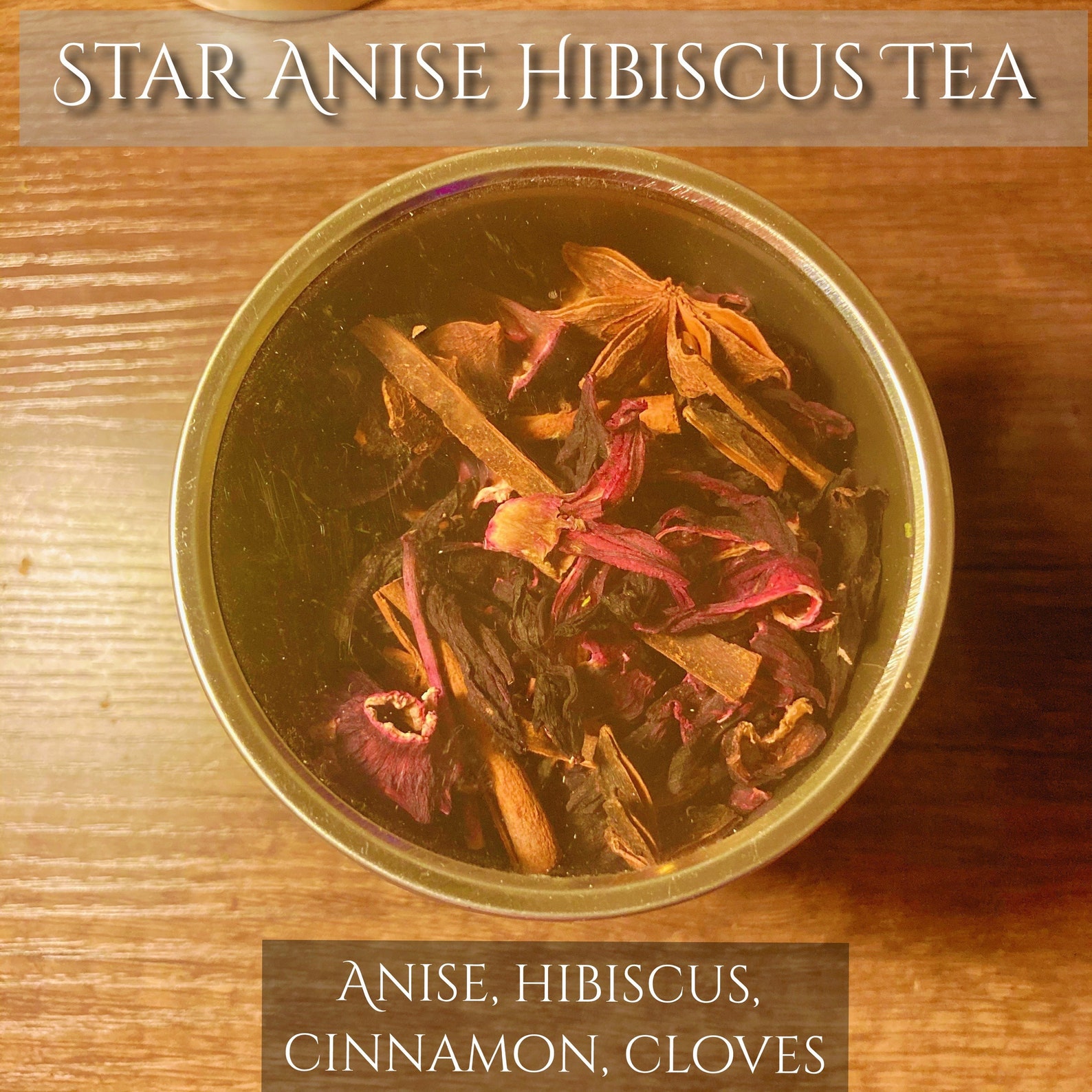 Star Anise Hibiscus Cinnamon Clove Tea Etsy