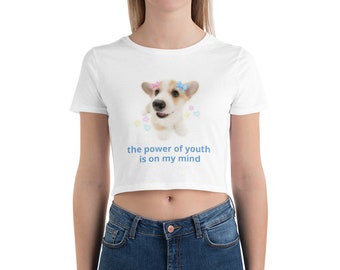 Nintendogs Women’s Crop Tee y2k omighty