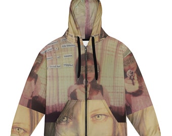 Collage Streetwear Tumblr Silent Hill Unisex zip hoodie