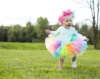 Infant rainbow tutu store