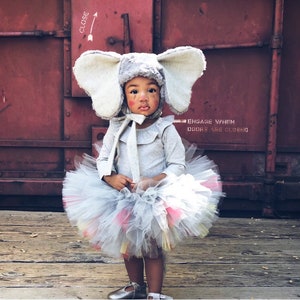Circus Elephant Tutu || TUTU ONLY || Dumbo Inspired Baby Tutu, Gray Baby  Tutu, Elephant Tutu Baby, Girl Halloween Tutu
