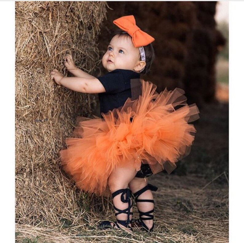 Orange Baby Tutu Orange Baby Tutu Pumpkin Tutu Fall Tutu Etsy