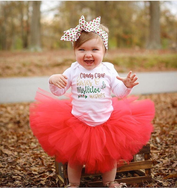 Toddler Tutu Baby Girl Red Tutu Skirt Red Girl Tutu, Red Christmas