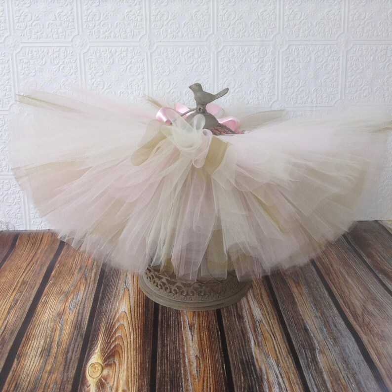 Pink and Gold Party Tutu Sparkle Baby Tutu Gold Glitter Etsy
