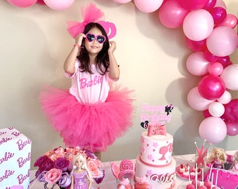 Hot Pink Baby Tutu, Fluffy Tulle Skirt for Babies and Toddlers - The Playroom Edit