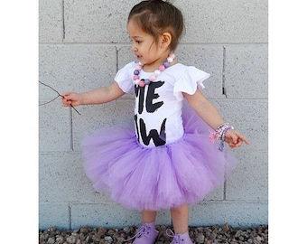 Lavendar Purple Tulle Tutu, Spring Skirt for Babies and Girls
