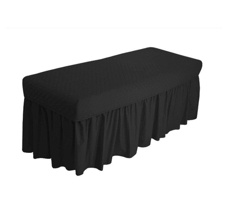 Massage table skirt spa bed cover linen valance sheet salon Etsy