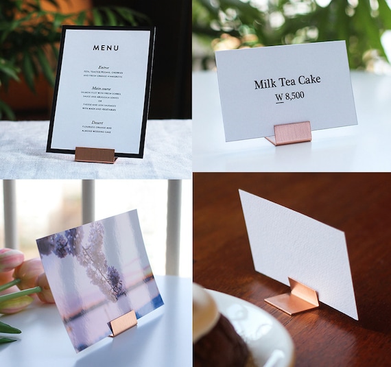 Buffet table card holders discount