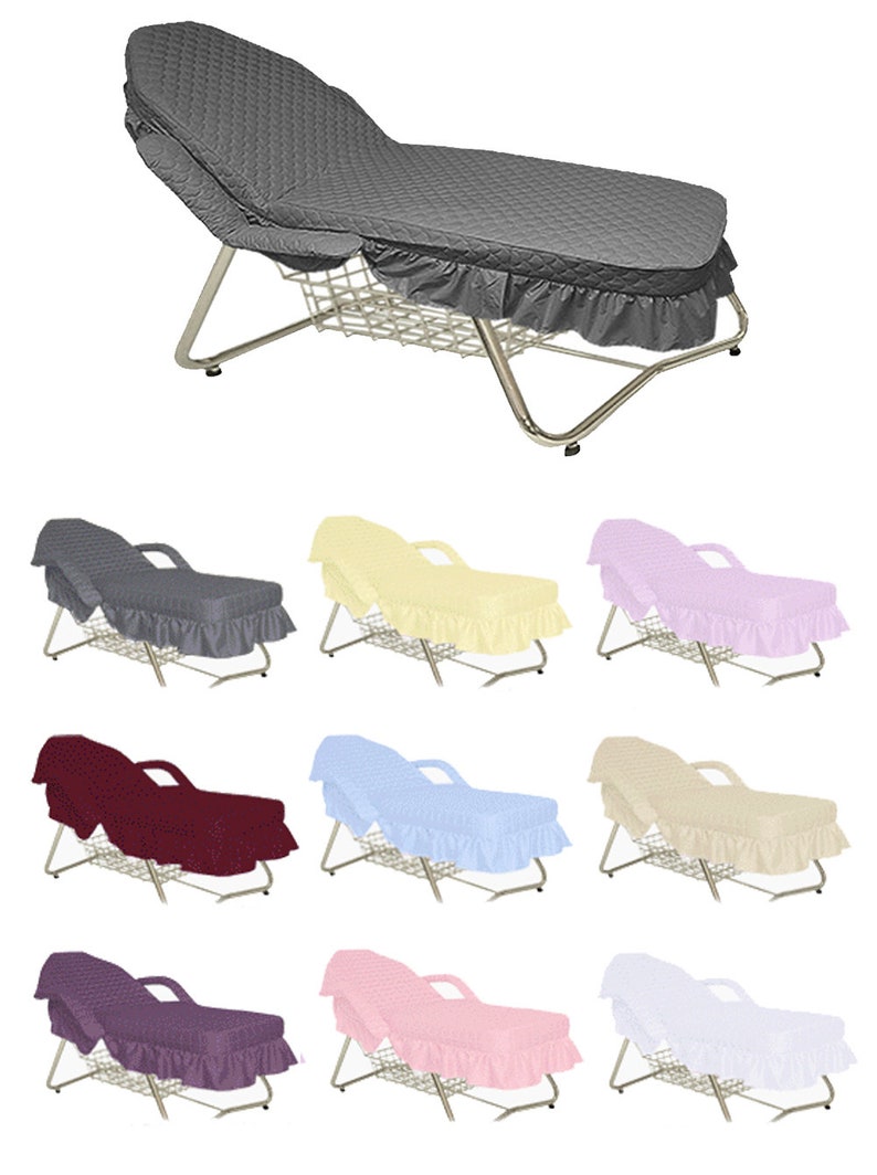 Cotton Tattoo Bed Skirt Professional Adjustable Massage Spa Facial Table Chair Cover Beauty Equipment Salon
