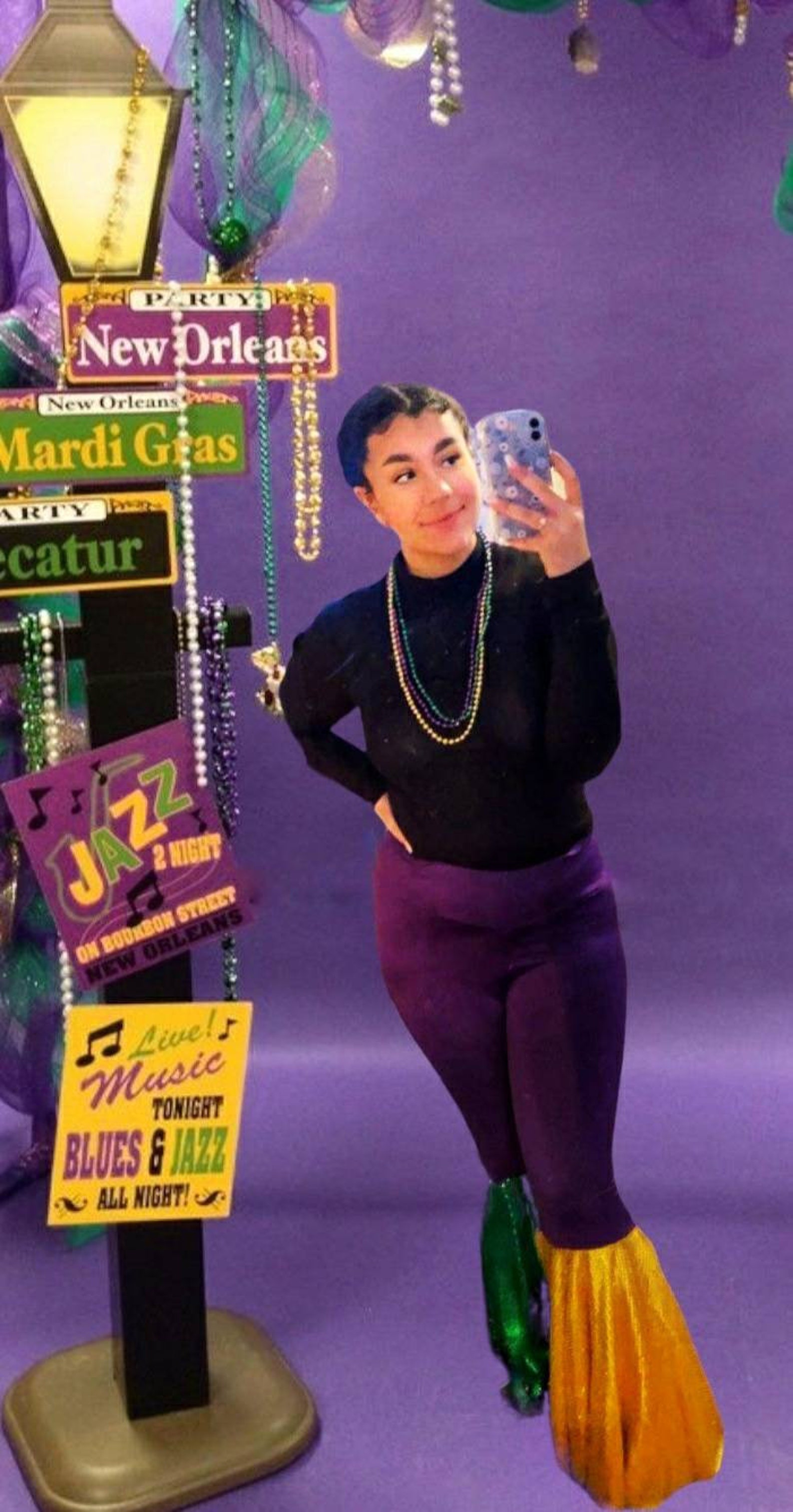 plus size mardi gras leggings