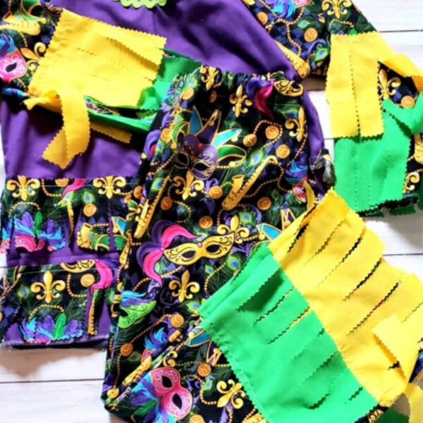 mardi gras chicken run outfit