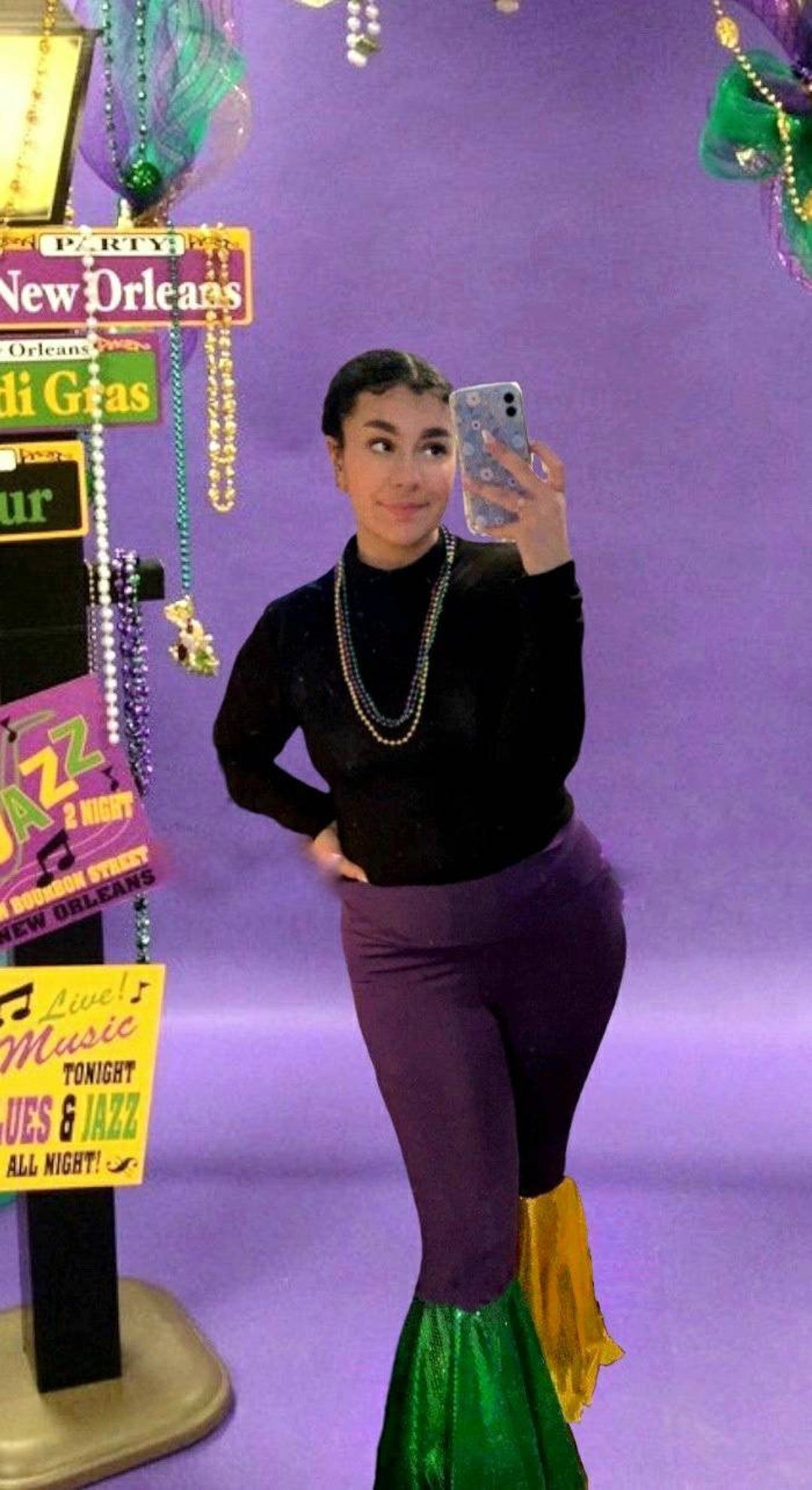 mardi gras leggings women