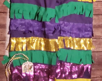 mardi gras chicken run pants